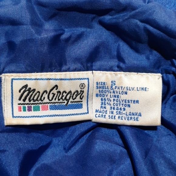 Vintage 1980s Macgregor windbreaker jacket small - Picture 3 of 3